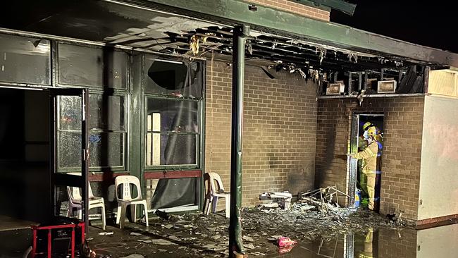 Firefighters responded to a suspicious fire at the Kelly Park community centre in Werribee on June 26. CFA/ Lieutenant Rohan Rizzoli