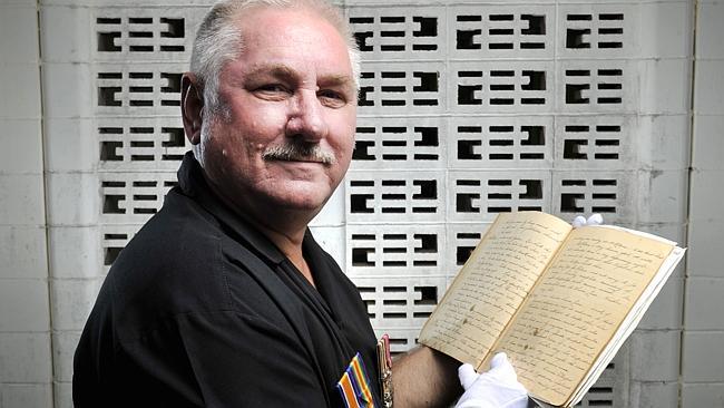 Ray Anderson has an original WW1 Diary written by his grandfather who served in the 29th 