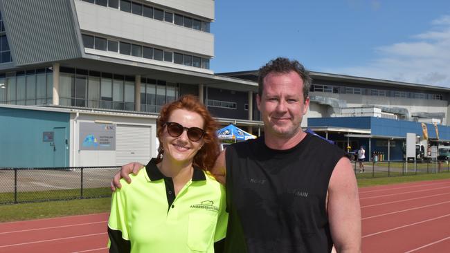 Mitch Lund and Dorota Cherpic at the Sunshine Coast Relay for Life 2022.