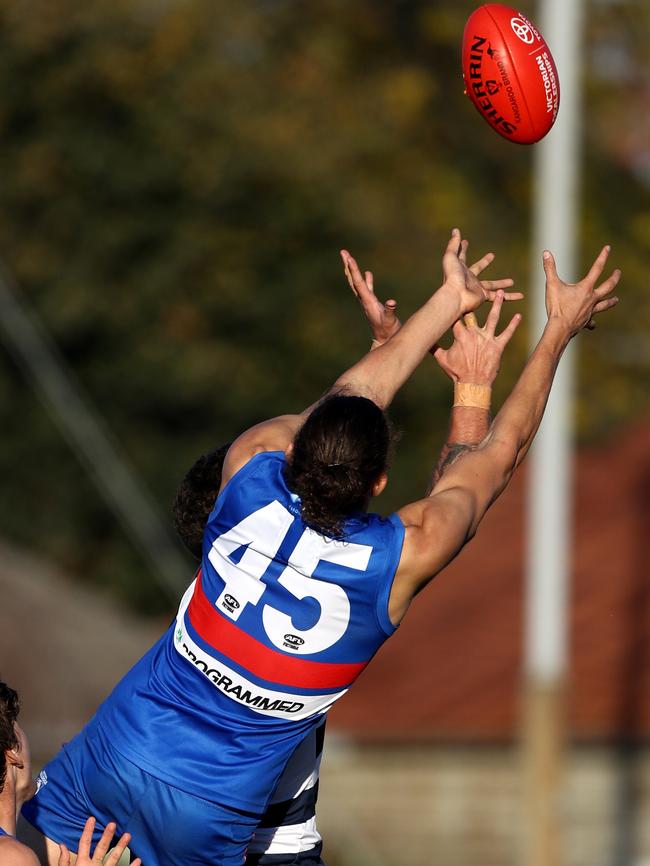 Former Western Bulldogs rookie Tristan Tweedie has been one of the VFL players to line up for East Ringwood. Picture: Mark Dadswell