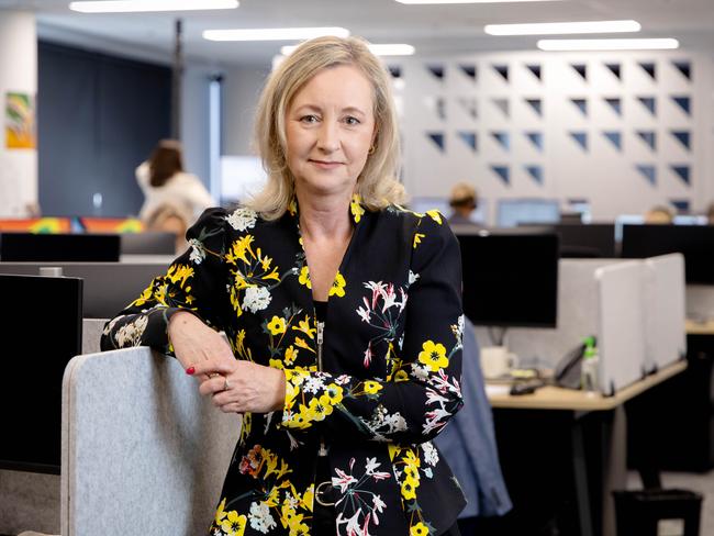 Attorney-General and Minister for Justice Yvette D'Ath at the Victim Assist Queensland support centre. Picture: Richard Walker