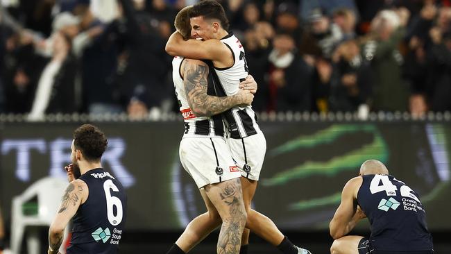 The improved Collingwood and Carlton teams drew 88, 287 fans to the MCG for their final round clash in 2022. (Photo by Daniel Pockett/Getty Images)