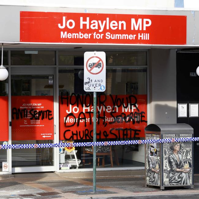 The MP’s office on January 25. Picture: Damian Shaw