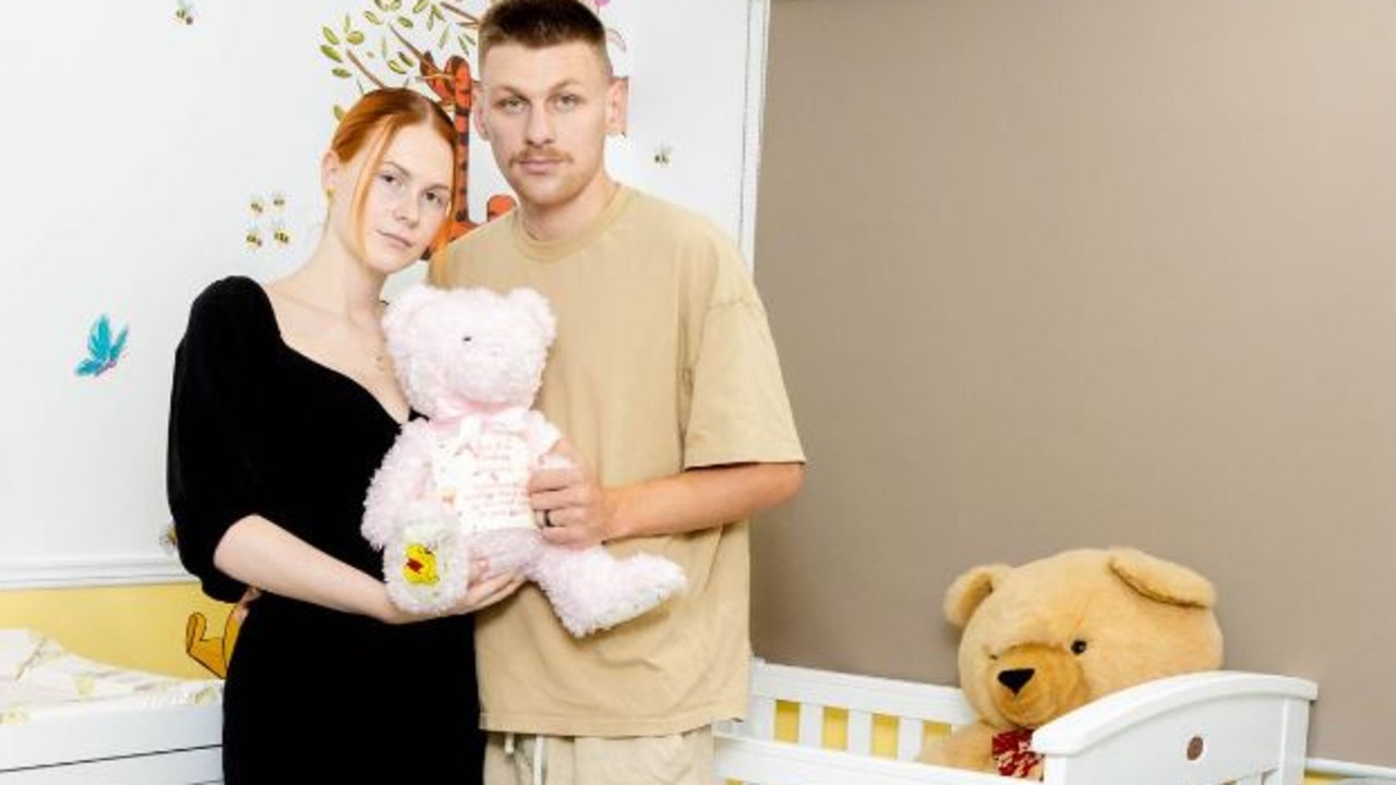 The nursery prepared for the newborn remains empty. Picture: Richard Walker