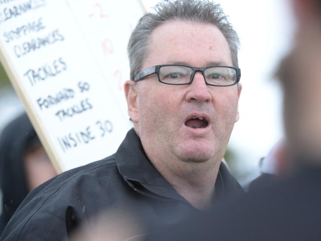 RDFL football: Rockbank V Wallan. Wallan coach Trevor Frost