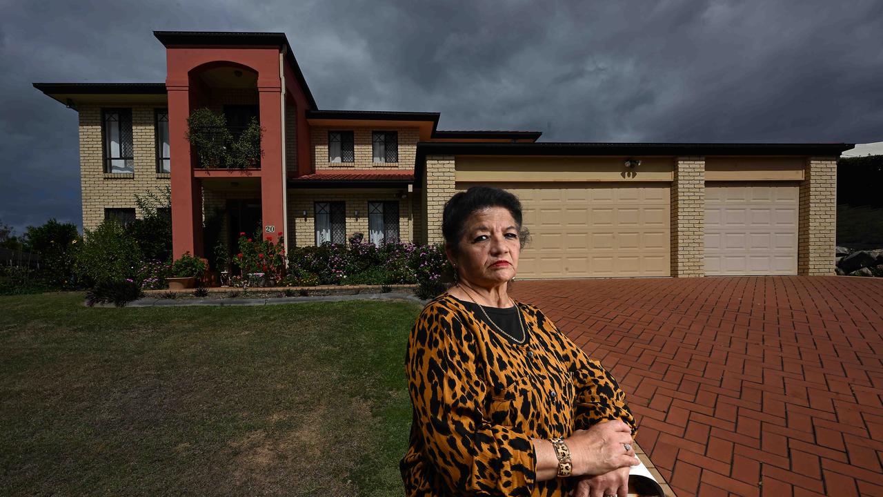 Shirley Singh still lives in the Brisbane home where her three children were murdered. Picture: Lyndon Mechielsen/Courier Mail