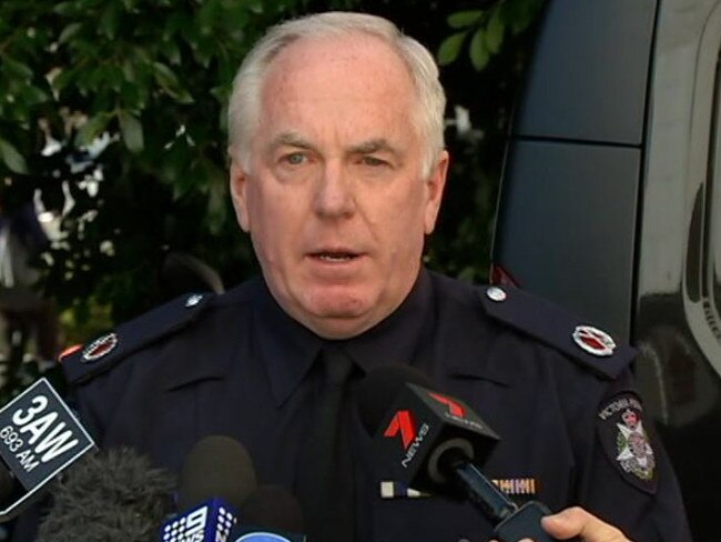 Assistant Commissioner Chris O'Neill helps to oversee safety on Victorian public transport. Picture: ABC News,