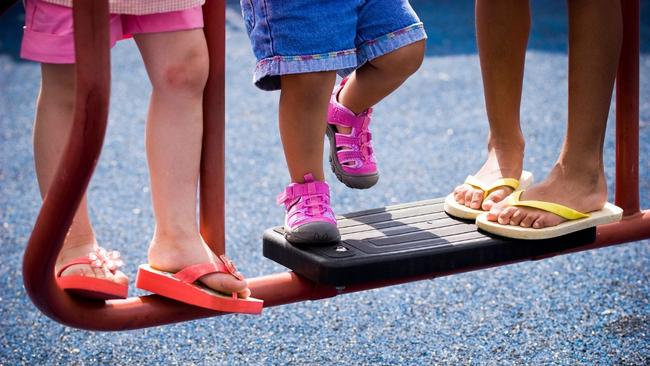 Thongs are considered dangerous, according to the podiatrist. Image: iStock