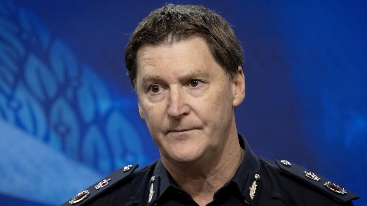 Victorian Chief Commissioner of Police Shane Patton says the protests were some of the most violent in 20 years. Picture: NCA NewsWire / David Geraghty