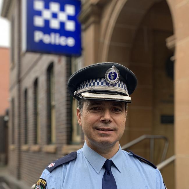 Detective Inspector Michael Boutouridis, Northern Beaches Crime Manager. Picture: Manly Daily