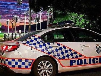 Generic images of Queensland Police vehicles, police tape and police uniform