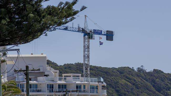 There are cranes across the city building the next wave of towers Picture: Jerad Williams