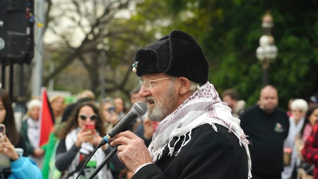 Mr Shipton has been a long-time supporter of Palestine amid the ongoing conflict. Picture: NewsWire / Luis Enrique Ascui