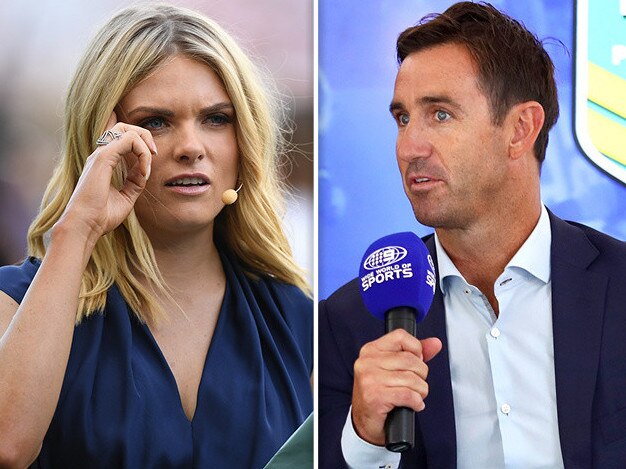 Andrew Johns and Erin Molan.