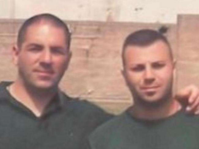 Alen Moradian (left) and Fares Abounader in prison.