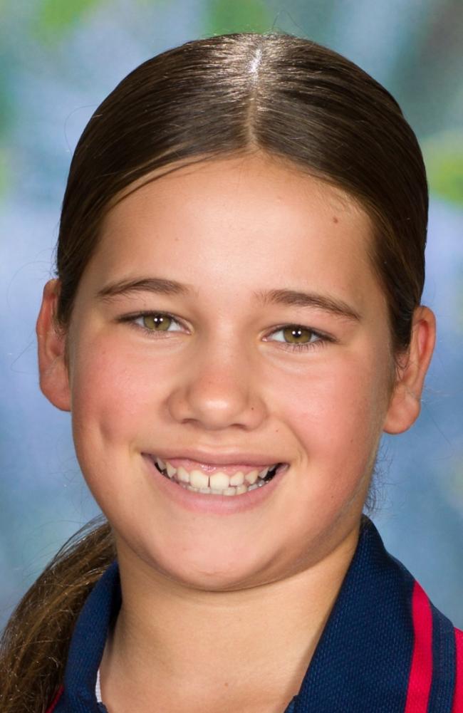 Glenview State School captain Imogen McCulloch