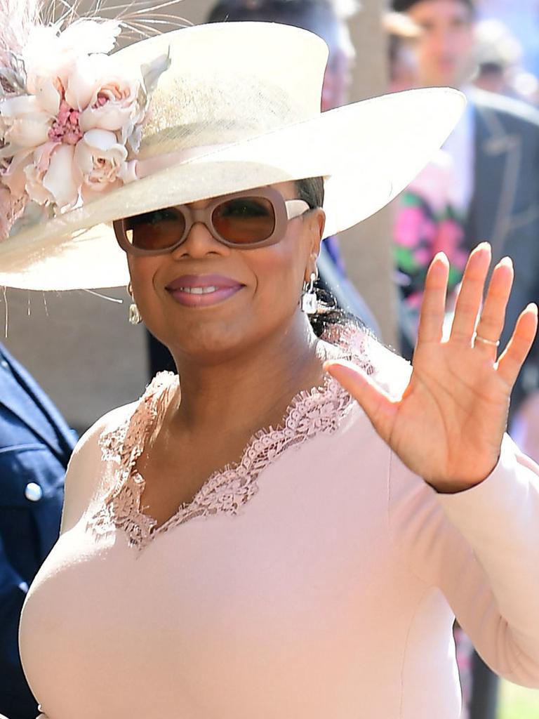 Oprah Winfrey at Meghan’s wedding. Picture: AFP PHOTO / POOL / Ian West