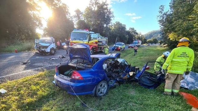 A woman has died after a horror crash at Tuchekoi in the Gympie region this week.