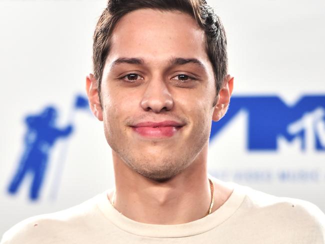 FILE - JUNE 11: Singer Ariana Grande and actor/comedian Pete Davidson are reportedly engaged. INGLEWOOD, CA - AUGUST 27: Pete Davidson poses in the press room during the 2017 MTV Video Music Awards at The Forum on August 27, 2017 in Inglewood, California.  (Photo by Alberto E. Rodriguez/Getty Images)