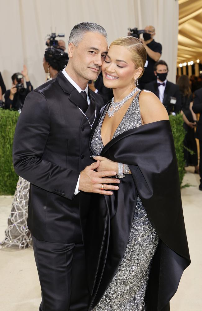 Taika Waititi and Rita Ora at the 2021 Met Gala. Picture: Mike Coppola/Getty Images