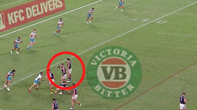 The Sydney Roosters are copping criticism for seemingly using “illegal” blocking tactics during Saturday’s elimination final.