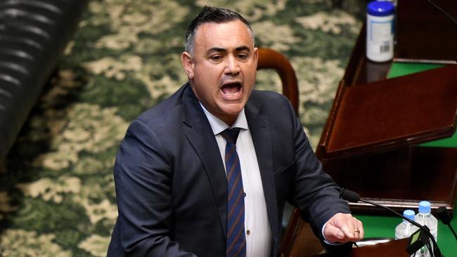 Speeding and phone use fines are set to cost NSW Deputy Premier John Barilaro, currently on mental health leave, his licence. Picture: NCA NewsWire/Bianca De Marchi