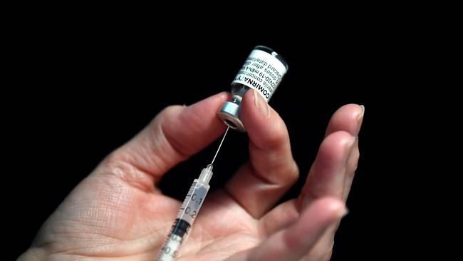 Australia has ordered an extra 85 million doses of the Pfizer vaccine to allow for booster shots. Picture: AFP