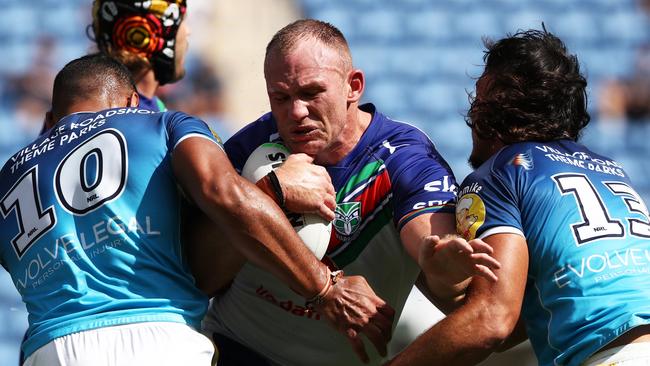 Matt Lodge has knocked back an extension at the Warriors. Picture: NRL Photos