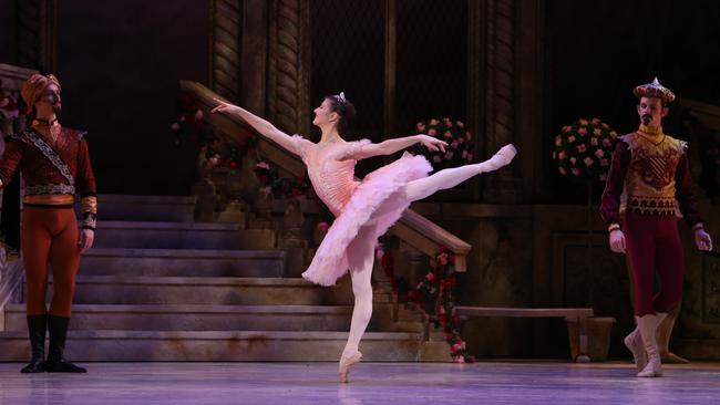 Alina Cojocaru dancing in Brisbane in The Sleeping Beauty in 2015.