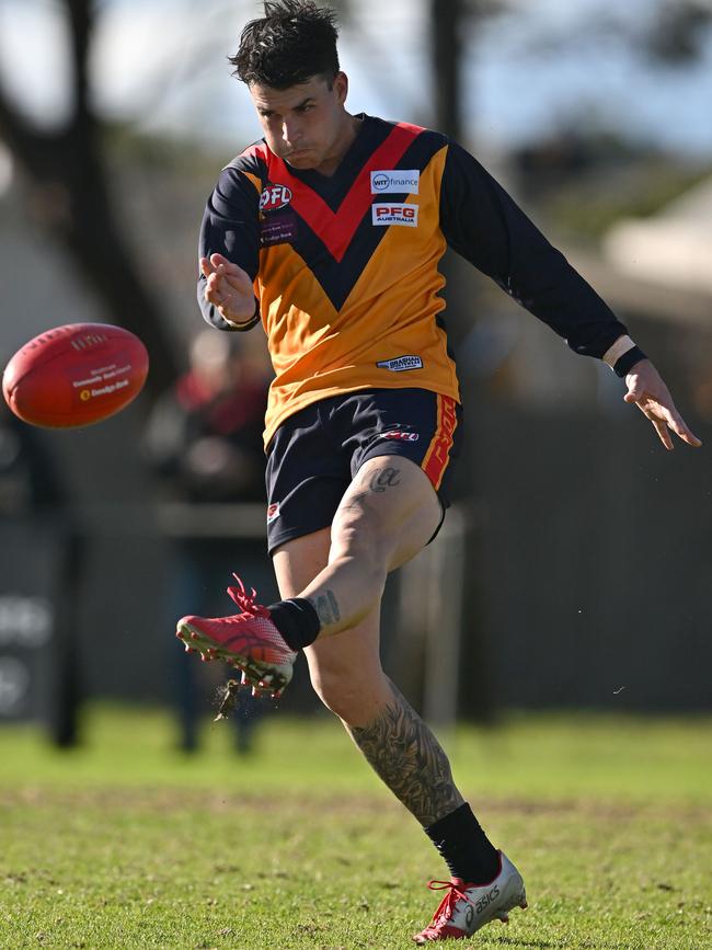 Dale Marshall in action for East Keilor. Picture: Andy Brownbill