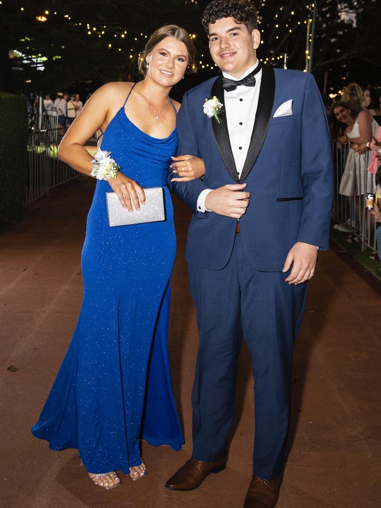 Hayden Tinkler and partner Annabelle Ford at St Mary's College formal at Picnic Point, Friday, March 24, 2023. Picture: Kevin Farmer