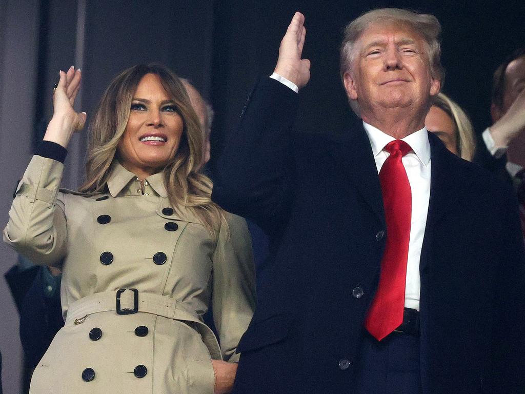 Loud and proud ... former president of the United States Donald Trump, with wife Melania. It’s not known if they have ordered a copy of It Wasn’t Meant To Be Like This. Yet.