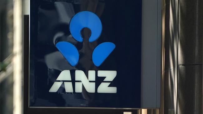 MELBOURNE AUSTRALIA - NewsWire Photos MARCH 8, 2024: Generic photos of the ANZ Bank logo in Melbourne.Picture: NCA NewsWire / Luis Enrique Ascui