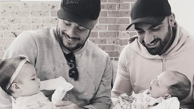 Jarryd Hayne and Tim Mannah remain close friends. Picture: Instagram