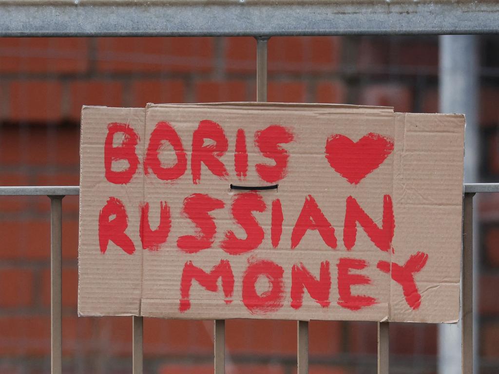 Boris Johnson has been accused of delaying action against wealthy Russians, and turning a blind eye to Russian money that has coursed through London. Picture: AFP