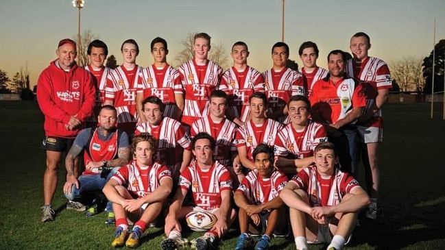 Max King (bottom row, far right) during his junior days with the West Maitland Wallaroos. Picture: supplied