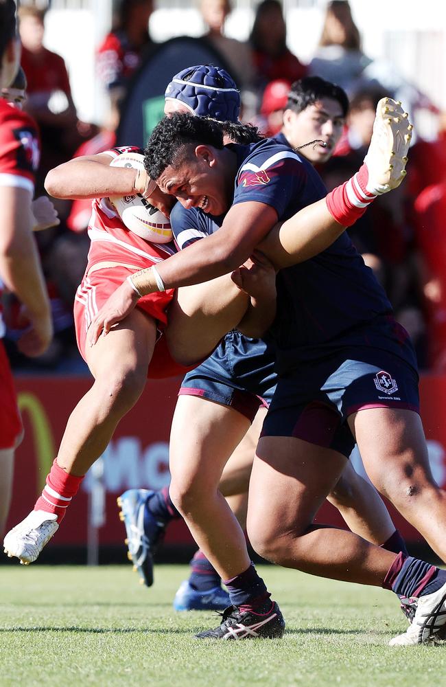 Ipswich’s Loko Tonga. Picture: NIGEL HALLETT