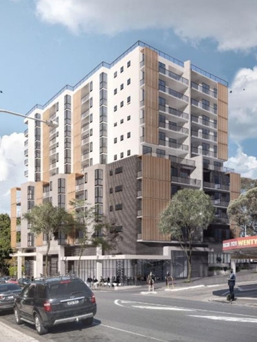 The 11-storey unit block will loom over Friend Park.