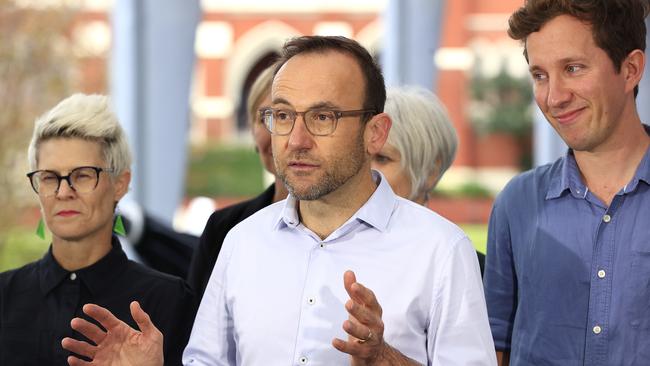 Greens leader Adam Brandt in Brisbane after a wonderful Federal election for the Greens. Picture: Adam Head