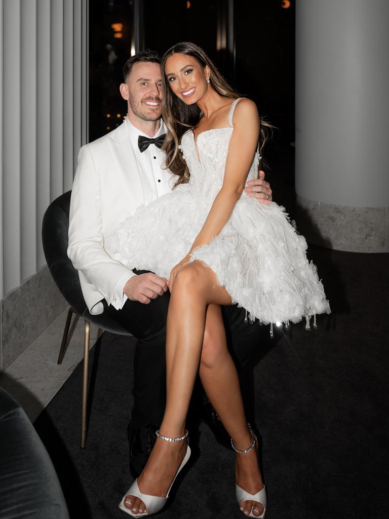Gia wore two Pallas Couture dresses. Picture: B Captured by Ky Luu