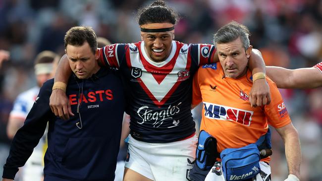 Sitili Tupouniua will miss the start of the season for the Roosters. (Photo by Scott Gardiner/Getty Images)