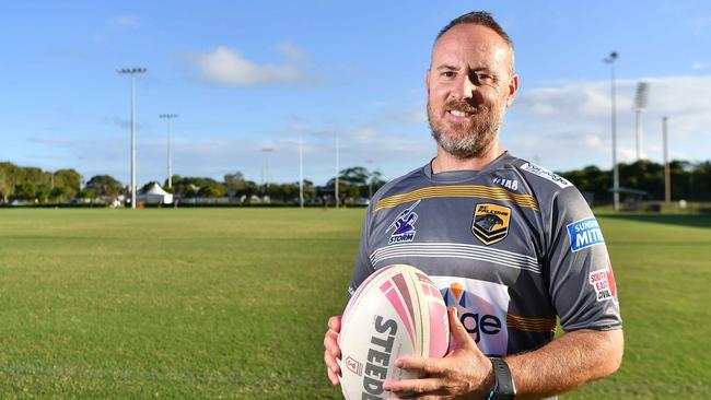 Sunshine Coast Falcons Mal Meninga Cup head coach, Danny Gray. Photo: Patrick Woods.