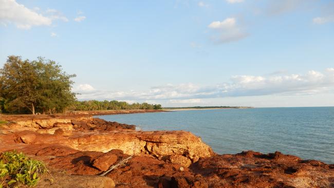 Dundee Beach, about 60km southwest of Darwin, is a popular destination for fishermen. Picture: Supplied/Margaret Fanning