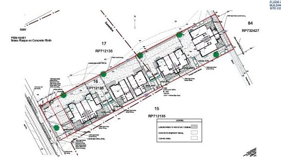 There will be four one-bedroom units, four three-bedroom units and two two-bedroom units.