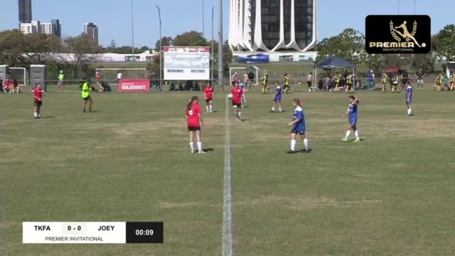 REPLAY: Premier Invitational - Gold Coast Football - TKFA vs Qld Joeys (U14/15 Girls)