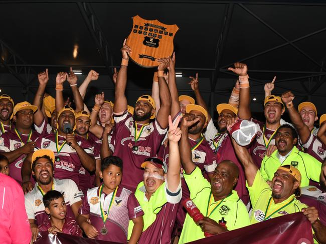 Yarrabah Seahawks won the 2021 Cairns and District Rugby League premiership. Picture: Emily Barker