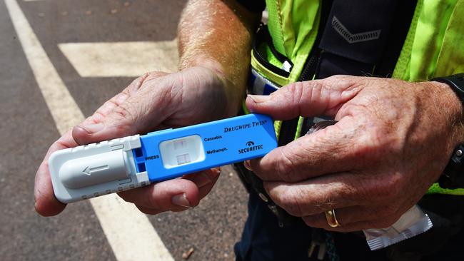 The woman tested positive for meth and restricted drugs.