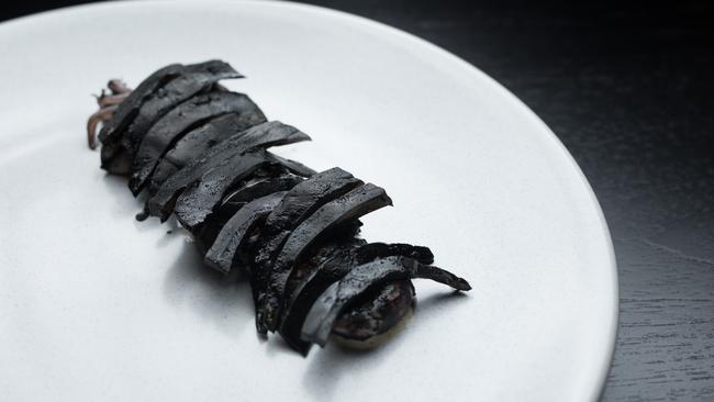 Black magic: the Moreton Bay squid dish at Beaux Rumble.