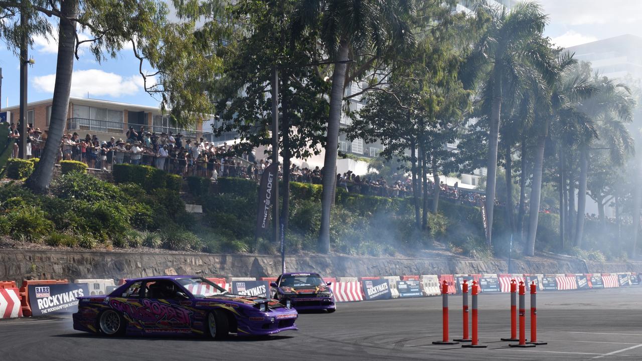 Drifting at Rockynats 2022 on Sunday April 17.