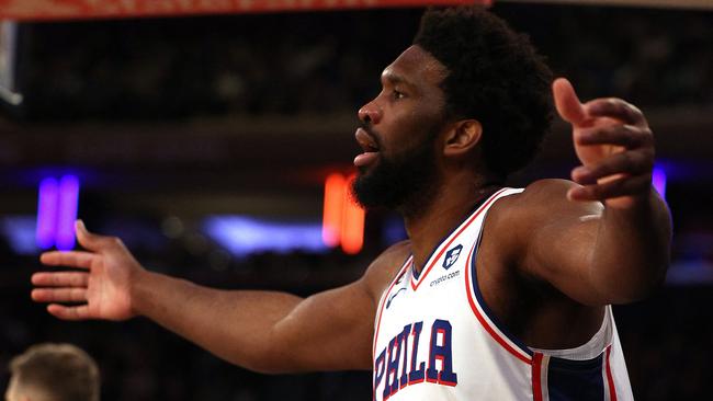 Joel Embiid of the Philadelphia 76ers. Picture: Elsa/Getty Images via AFP